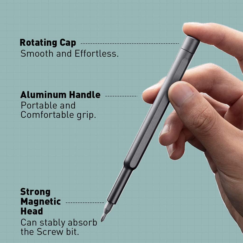 Supvox Screwdriver Set for Phone and Computer Repair with 63 pcs Bits and Magnetic Handle | Chrome Vanadium Steel