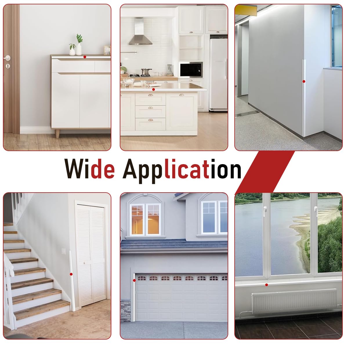 SNOWIE SOFT Wall Corner Protector for Baby Proofing with 3.94ft PVC Edge Guard | 2PCS