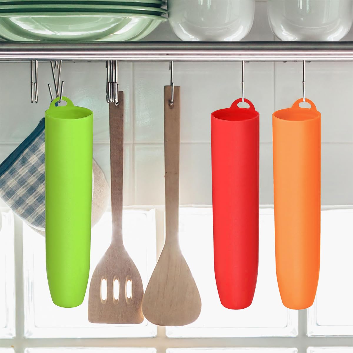 Supvox Garlic Peeler 3 Pack for Quick Skin Removal with Friction Pouch Design | Silicone Kitchen Tool