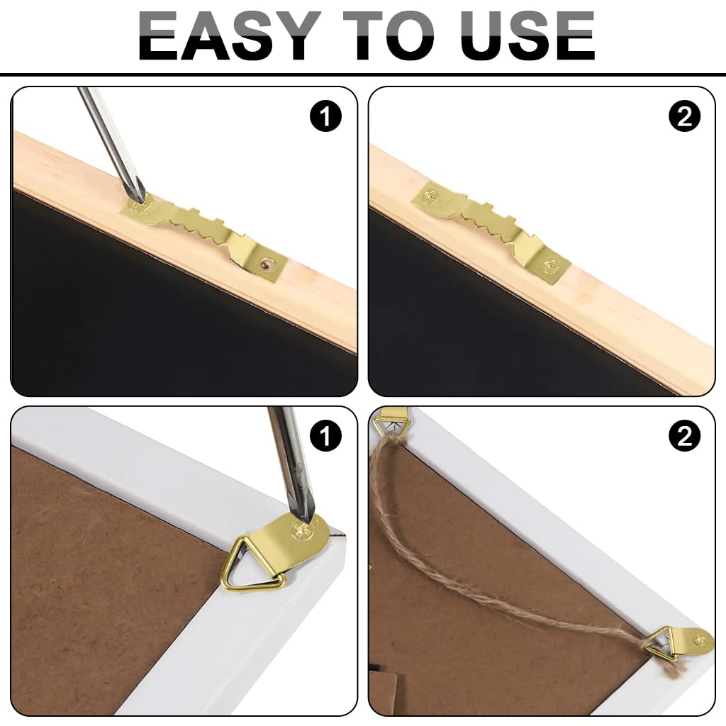 HASTHIP Picture Frame Hanging Kit for Wall Mounting Artworks with 251 pcs & Screwdriver