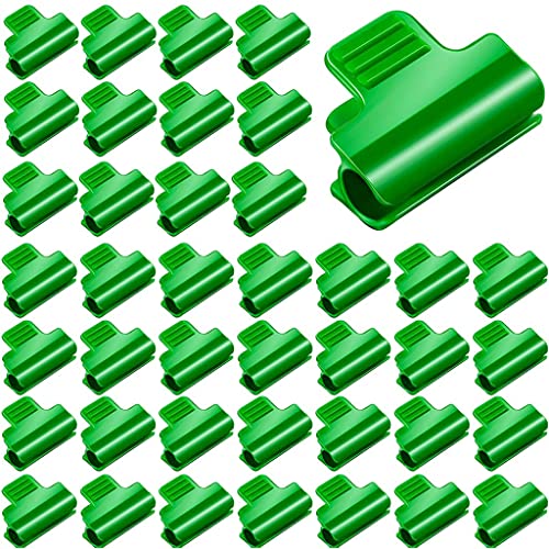 HASTHIP® 40pcs Greenhouse Clamps Clips, Greenhouse Film Plastic Clips Film Row Cover Netting Tunnel Hoop Clip for Season Plant Extension Support 11mm/0.43inch