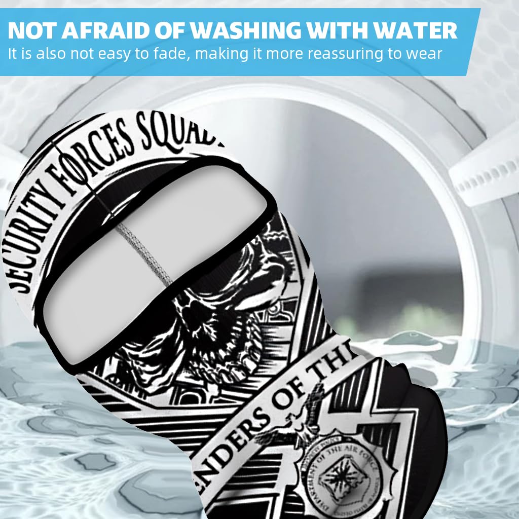 Optifit Balaclava for Riding and Outdoor Sports featuring Breathable Quick Dry Fabric | Skull Print Face Mask for Men and Women