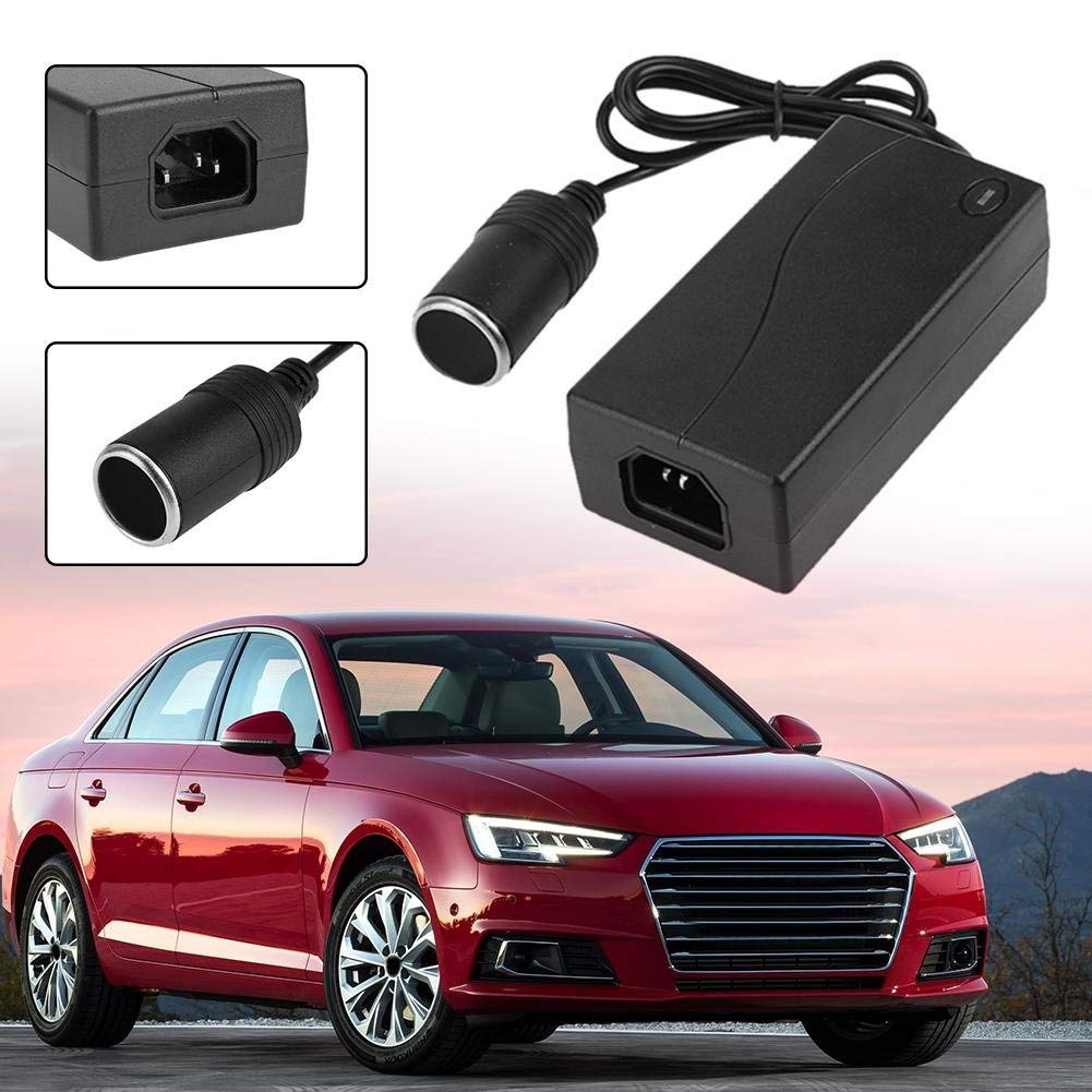 ELEPHANTBOAT  AC Power 110-240 to DC 12 V 5A 60 W Car Auto Inverter Cigarette Lighter Adapter