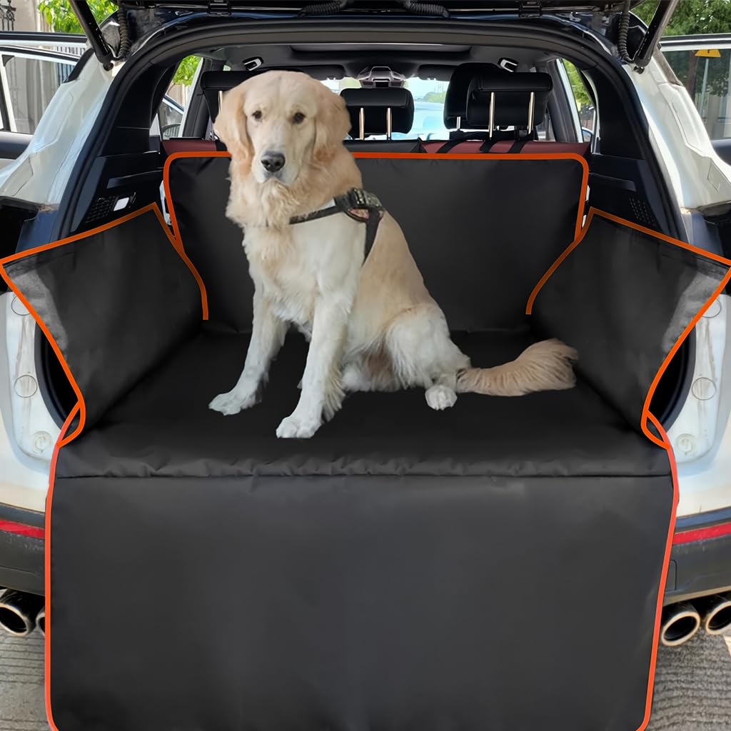 STHIRA Waterproof Car Trunk Mat for Pets 180x105cm with Non Slip Backing | Anti Scratch Cover for Cars and SUVs