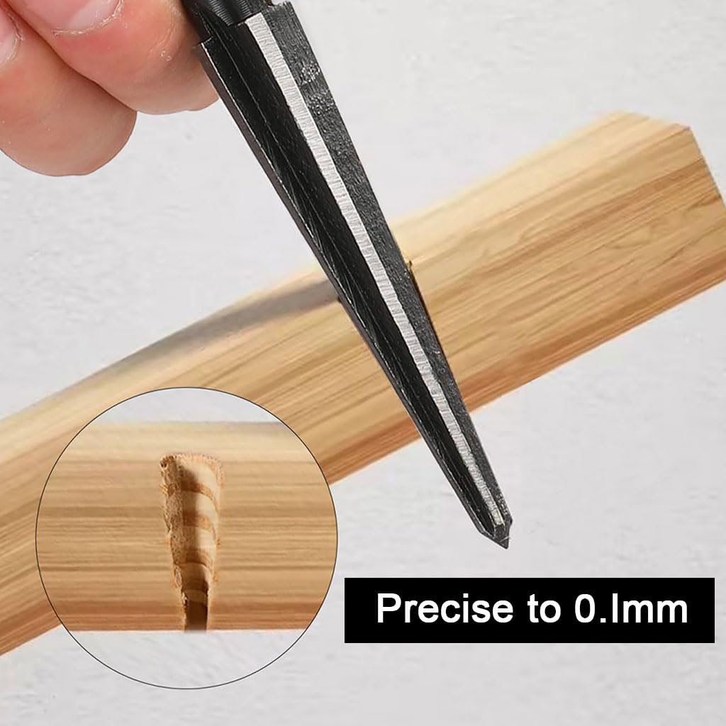 Serplex Hand Reamer Set for Wood Metal and Plastic with Detachable T Handle | 2Pcs 3–13mm Carbide Alloy
