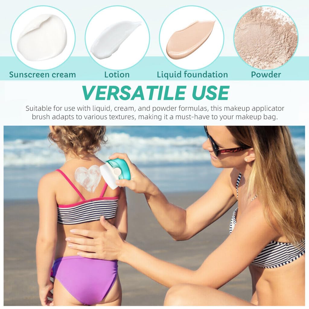 SNOWIE SOFT Sunscreen Cream Brush for Liquid Foundation with Microfiber Bristles | 1 Pcs Makeup Applicator