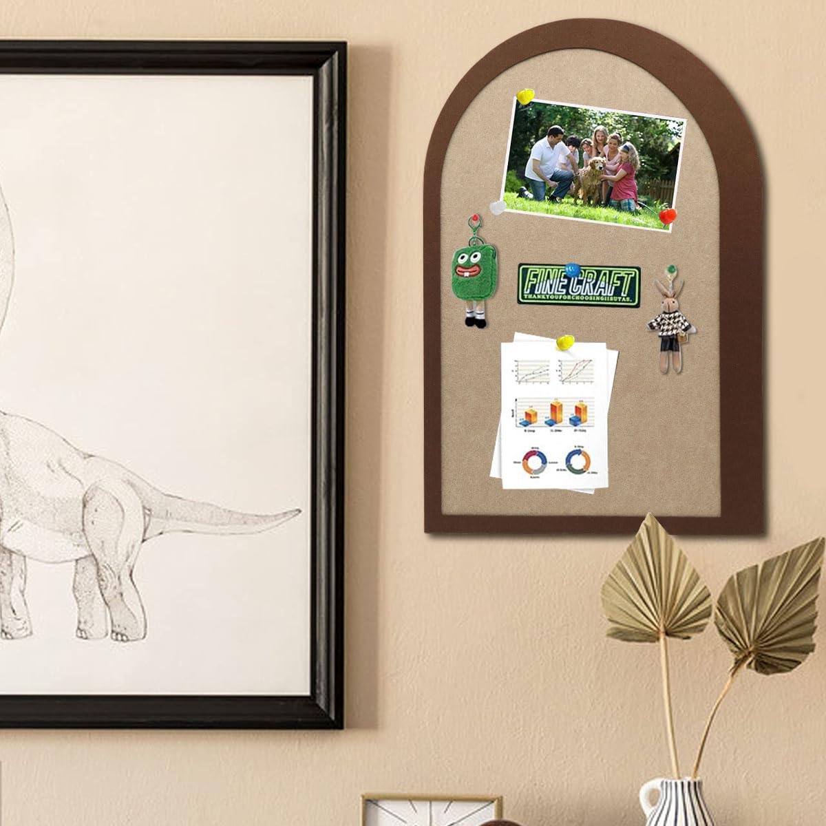 Climberty Felt Bulletin Board for Home and Office with 60x40 cm Size and Self Adhesive Design