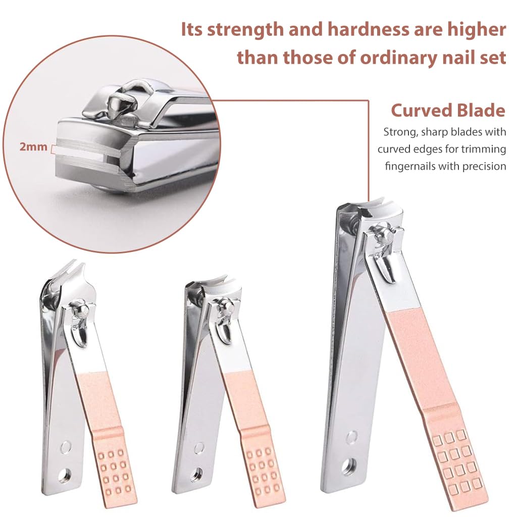 ZIBUYU Nail Clippers, 18 pcs