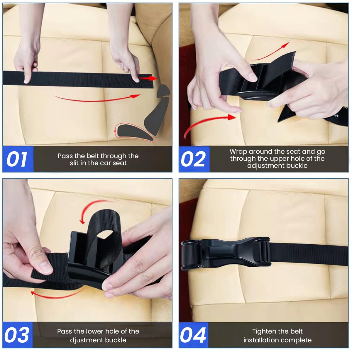 SNOWIE SOFT® Car Seat Cover Adjuster for Pregnant Women