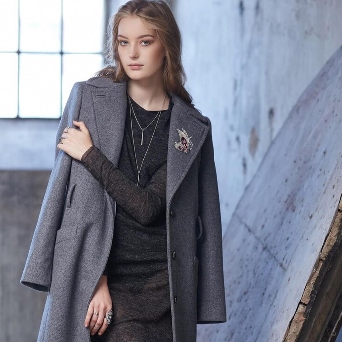 SANNIDHI Snowflake Pearl Sherwani Brooch Pins for Coat and Gown with Zinc Alloy Chain | Golden Accessory for Men and Women