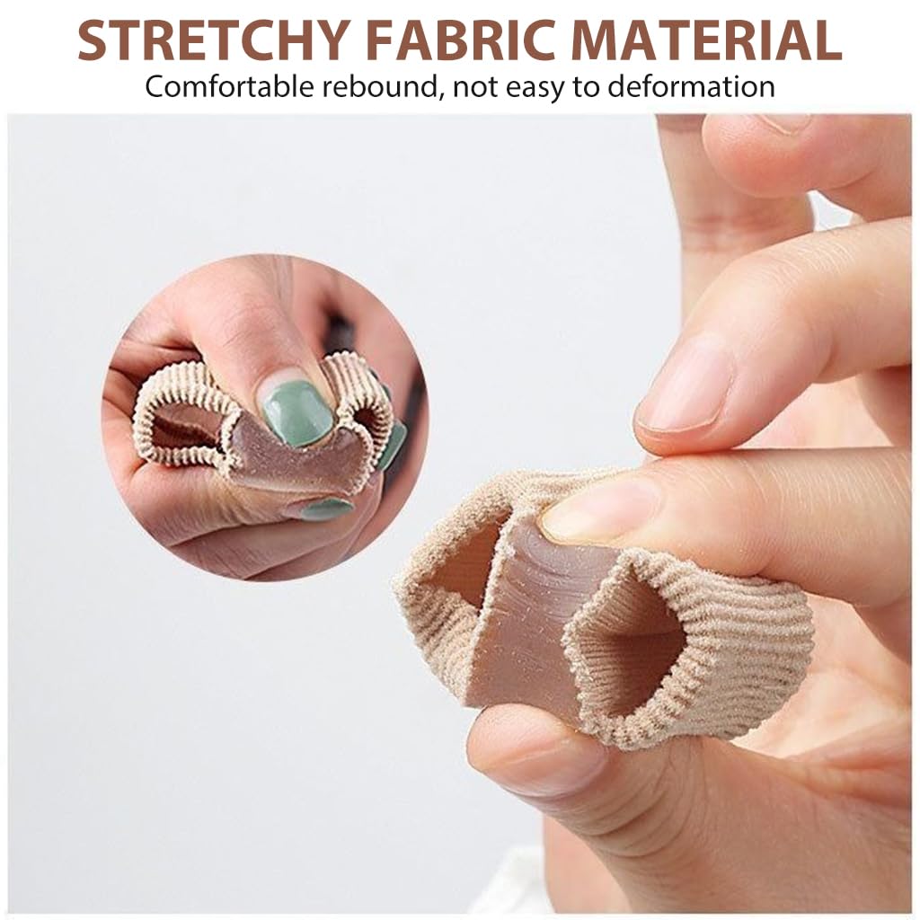 ZIBUYU Toe Separator for Bunion Relief featuring Stretchy Fabric Design | Pack of 2
