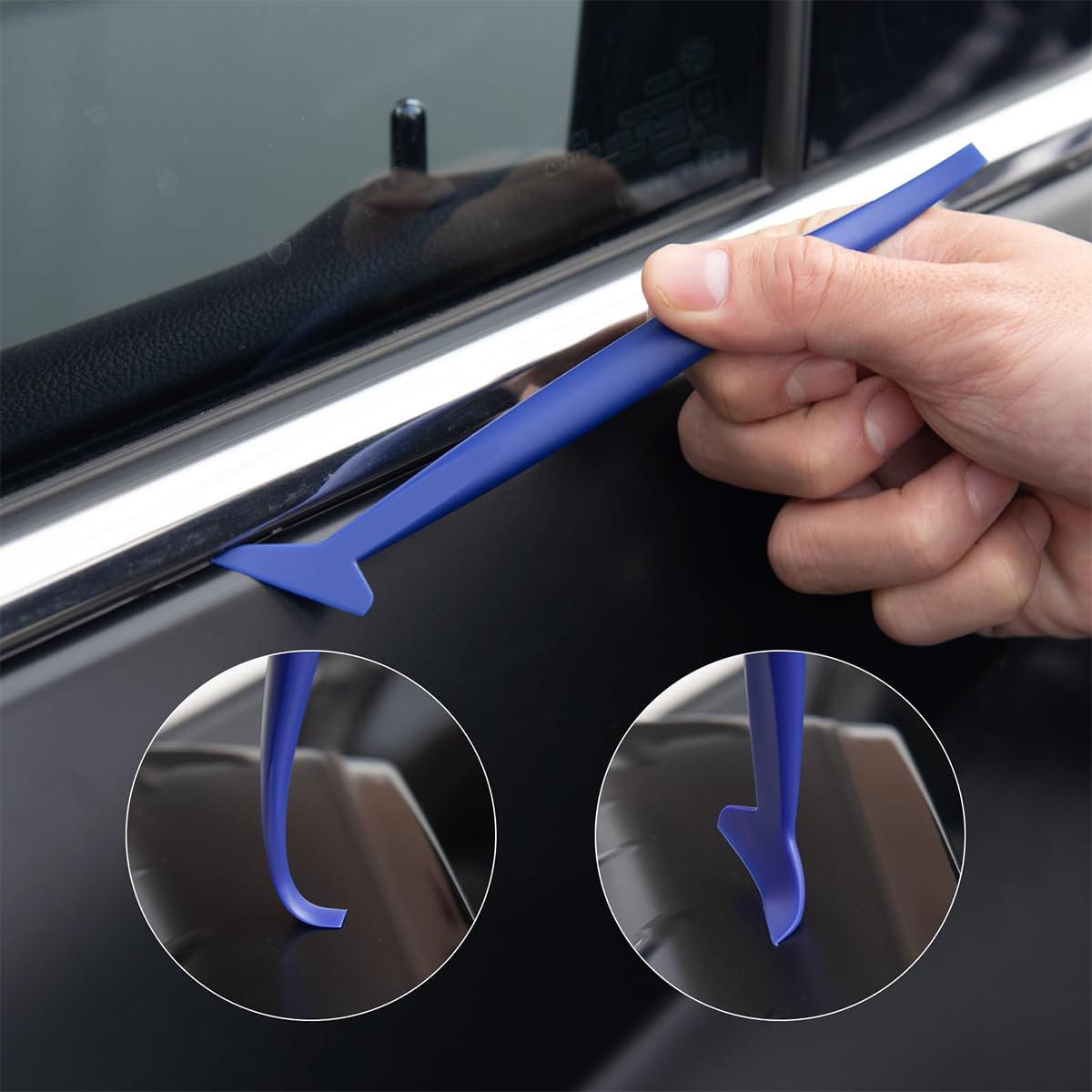 STHIRA® 8Pcs Car Window Tint Tool Kit Paint Protection Film Application Squeegee Tool Kit Car Window Tint Squeegee Tool Set Utility Cutter Protective Film Installing Tool for Car