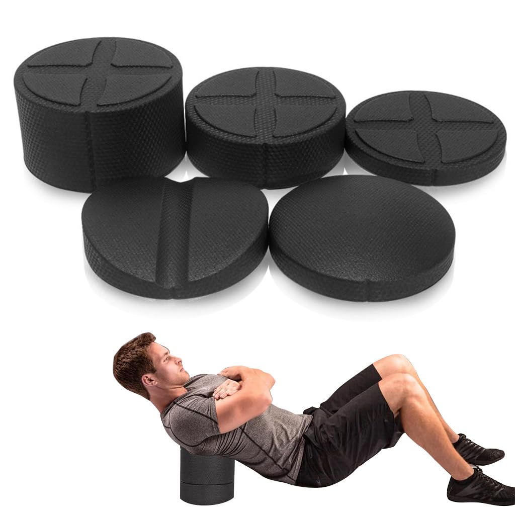 Proberos Back Stretchers Set of 5Pcs for Yoga and Spine Relief featuring Adjustable Ergonomic Pads