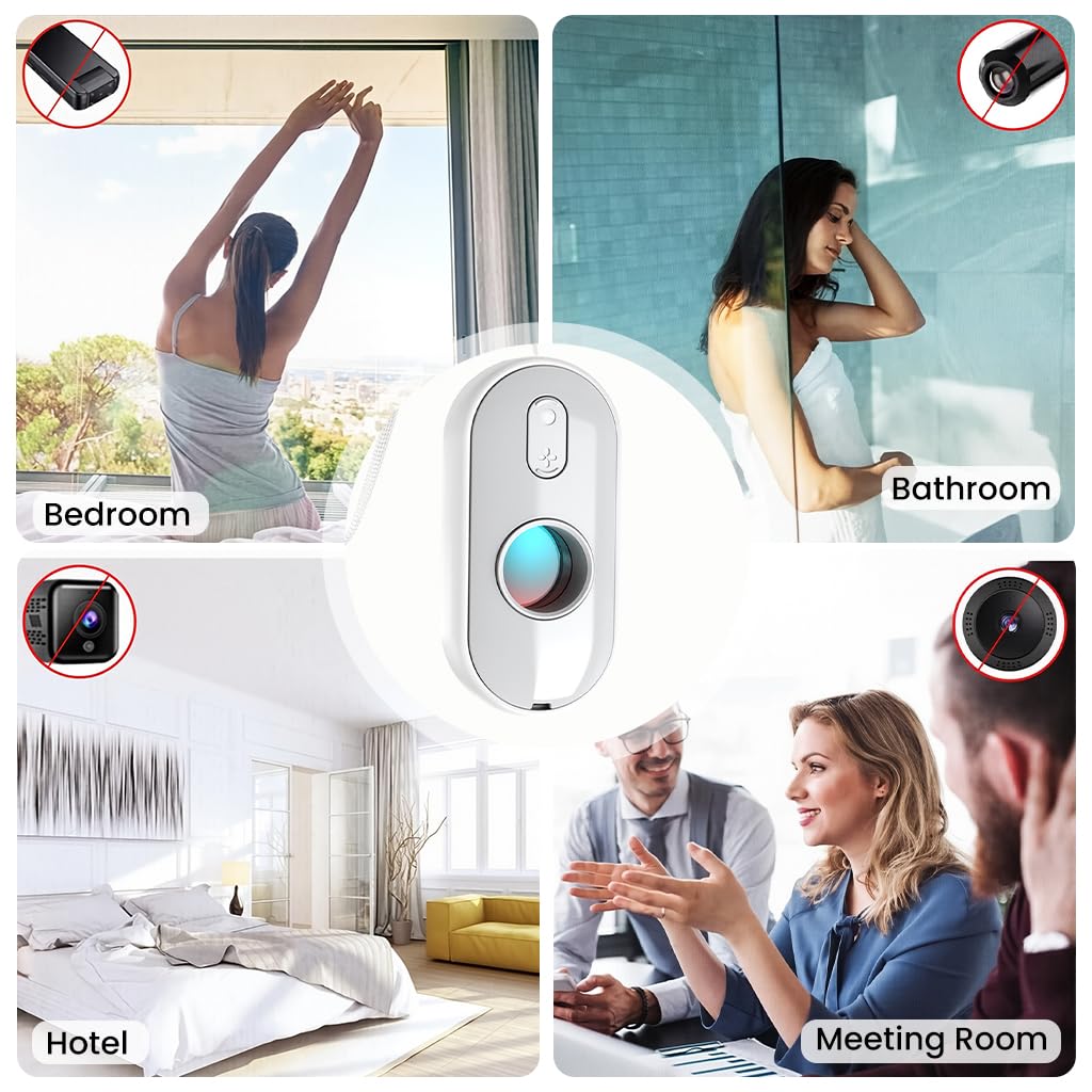 ZORBES Travel Infrared Detector for Hidden Camera Detection with Vibration Alarm | Portable Privacy Guard