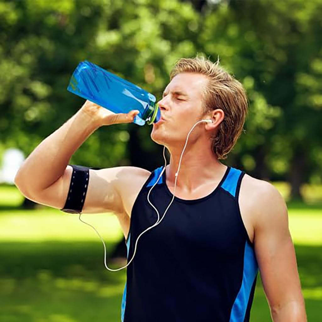 ZIBUYU Foldable Water Bottle 700ml 3 Pack for Travel and Outdoor with Collapsible Design | BPA Free Reusable Hydration Set