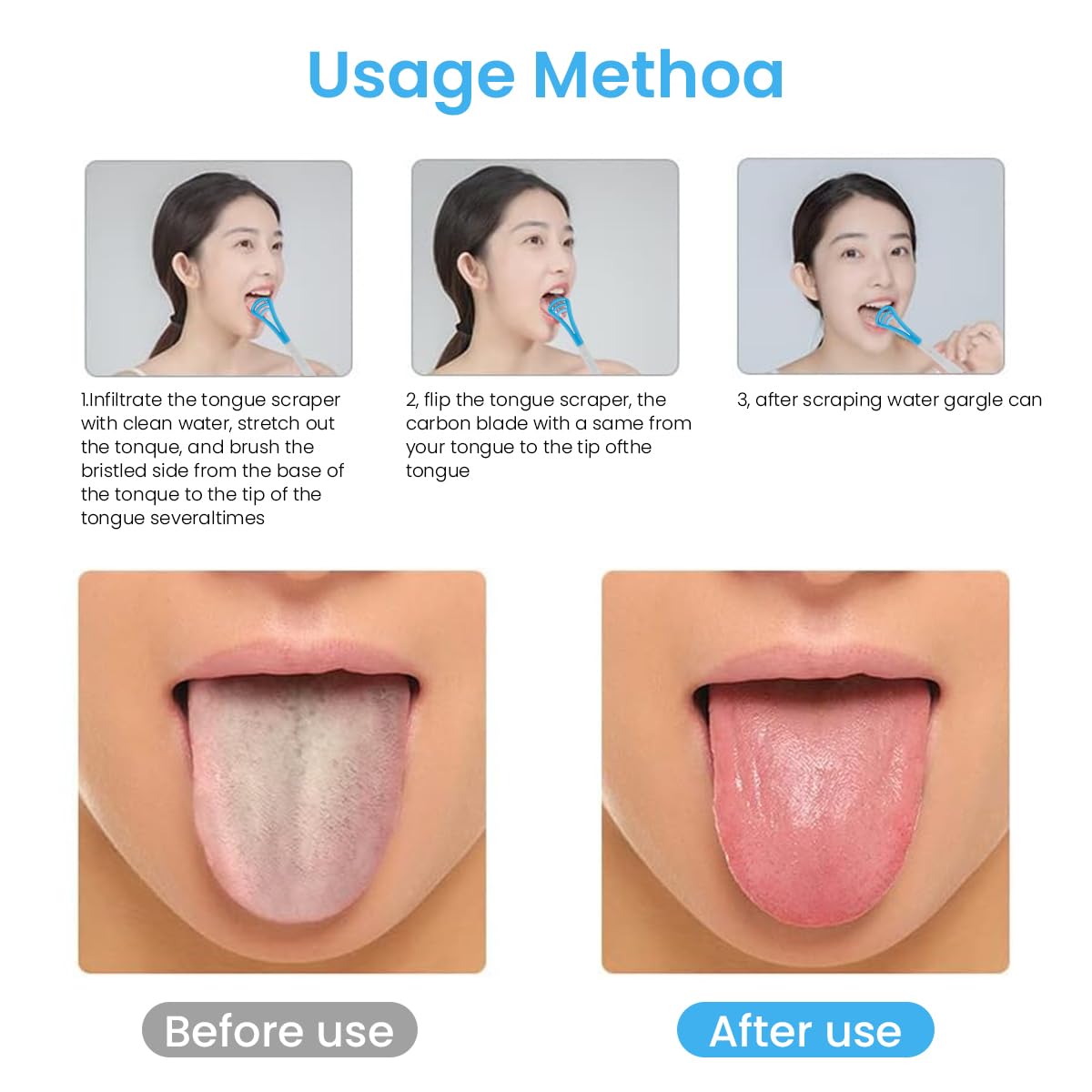 SNOWIE SOFT Baby Toothbrush with Dual Head Silicone Bristles and Tongue Cleaner | 2 Pcs for 6–24 Month Babies