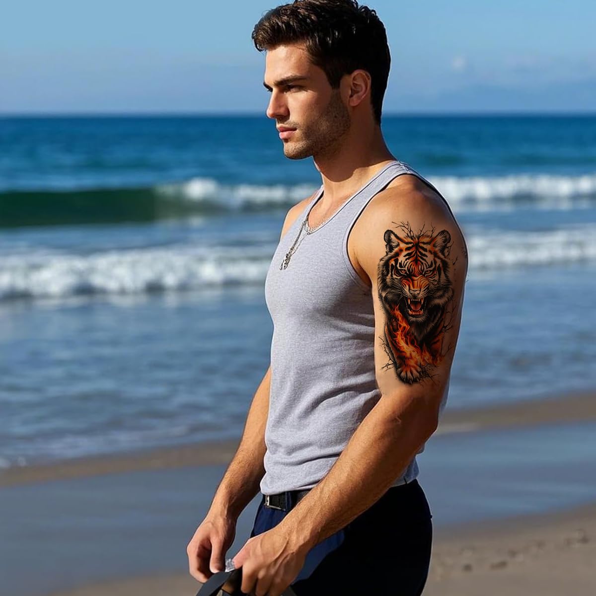 MAYCREATE Bride Tribe Temporary Tattoo Stickers for Bachelorette Party featuring 32 Sheets | Metallic Gold Team Bride Designs