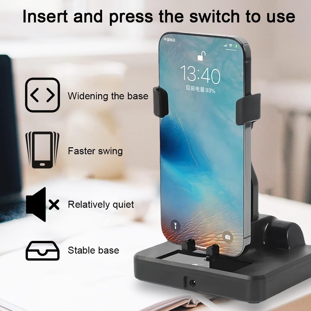 ZORBES Phone Shaker for Poké-mon GO with Switch Control for 6.5 in Phones | Silent USB Step Simulator