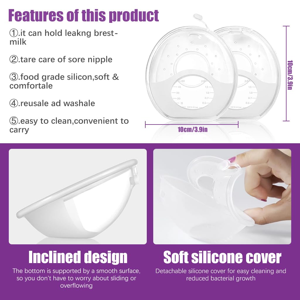 SNOWIE SOFT Wearable Nipple Cap for Breastfeeding with 3.0cm Fit and Air Vent | Silicone Nursing Cup