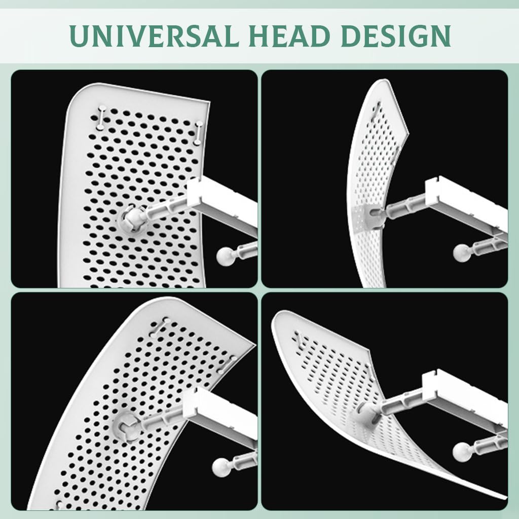 HASTHIP Air Deflector for Split AC with 8 Panel 270° Adjustable Design | 90x20cm Telescopic Plastic