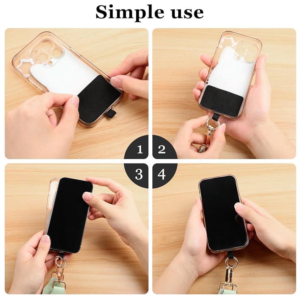 ZORBES Phone Shoulder Strap for Travel with Removable PU Cash Bag | Adjustable Polyester Design