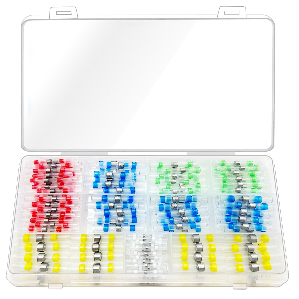 Serplex Heat Shrink Solder Wire Connectors Kit for Electrical Repairs featuring 160 pcs and Tin Ring Seal