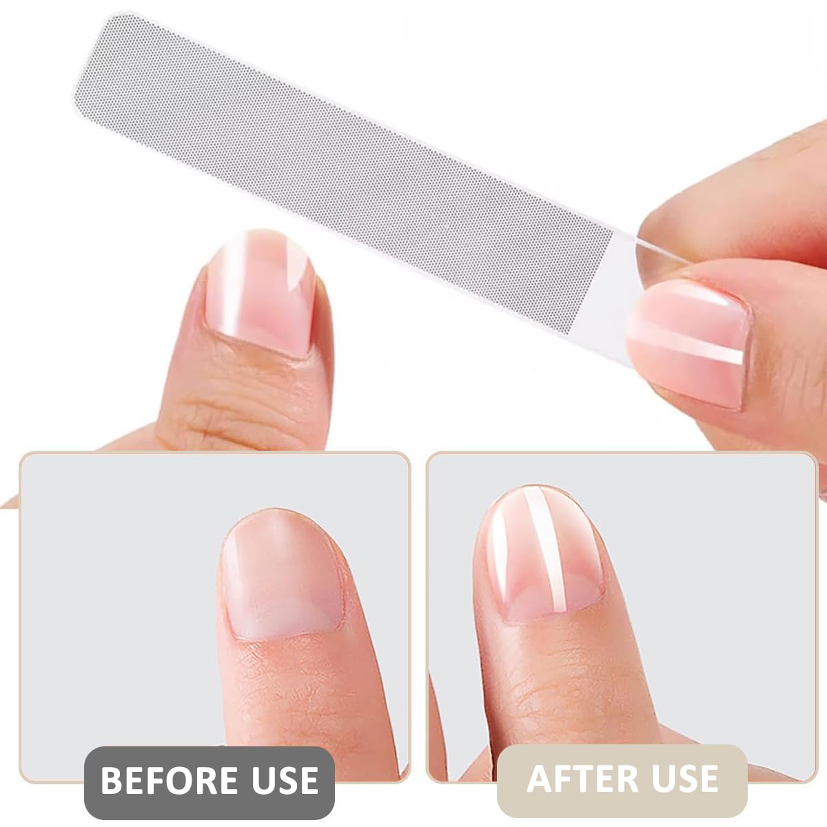 MAYCREATE Nail Clipper Set with Slanted Edge and Nail Filer in Compact Travel Case | Gift for Men and Women