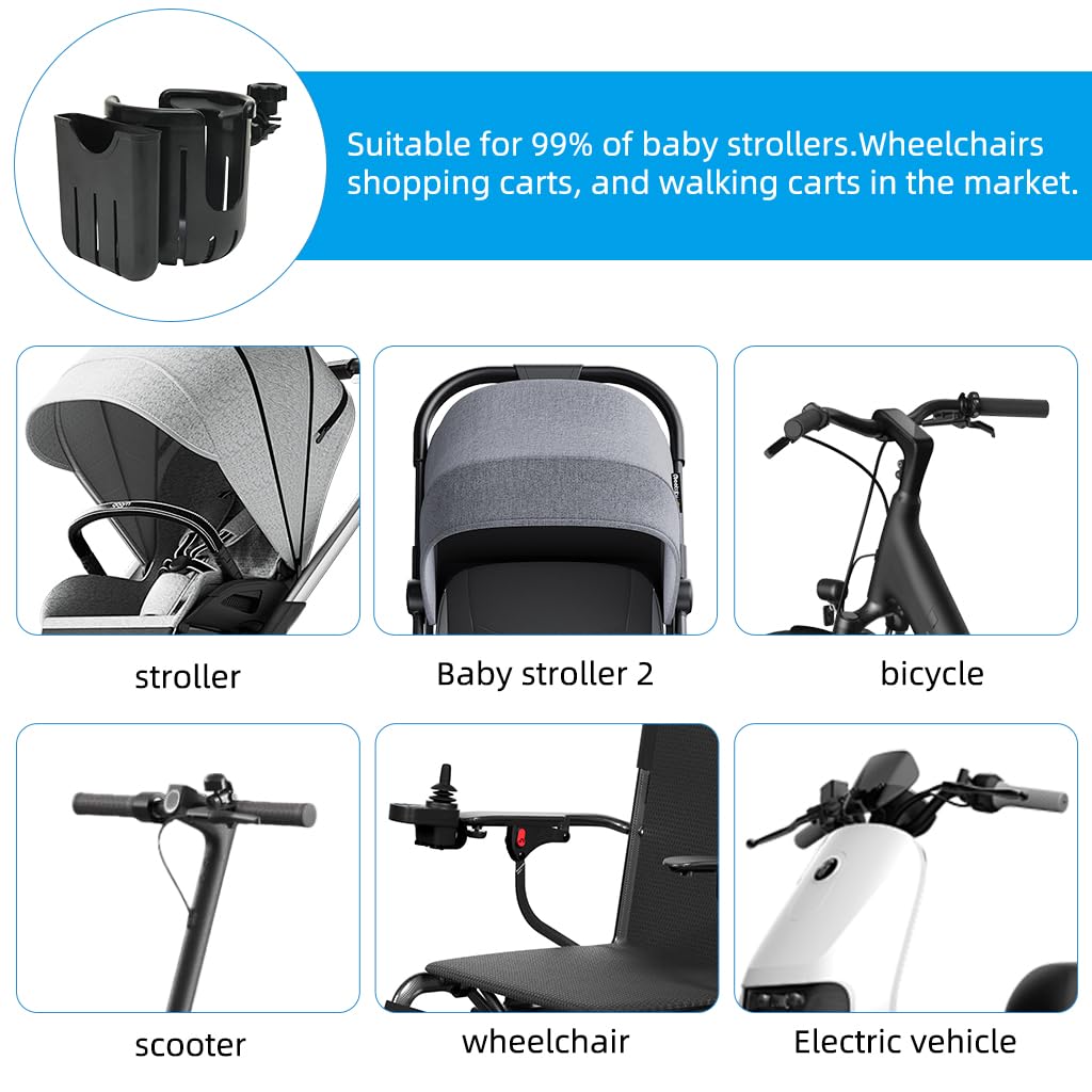 Proberos Water Bottle Holder for Bicycle with Screw Fix Mount and Dual Function Design | Black