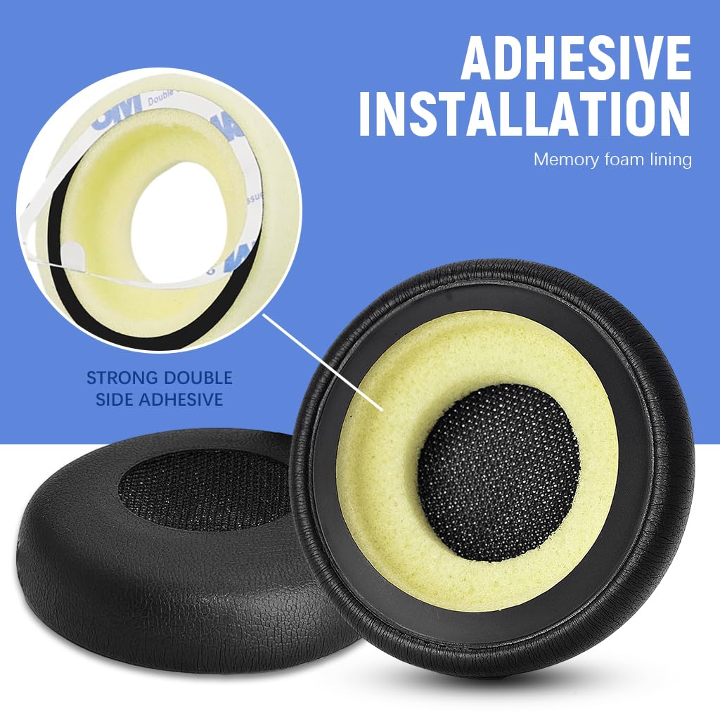 ZORBES Replacement Ear Pads for Jabra Evolve 20 30 40 65 with Protein Leather and Memory Foam | Enhanced Comfort and Noise Isolation