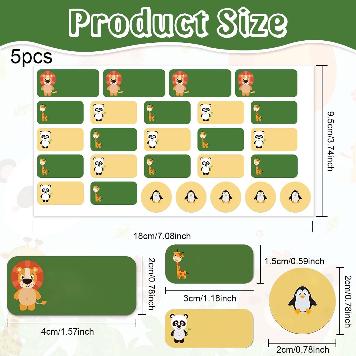 HASTHIP Name Labels Stickers for Daycare and School Supplies featuring 130 pcs Waterproof Design | Easy Write-On Personalized Tags for Kids