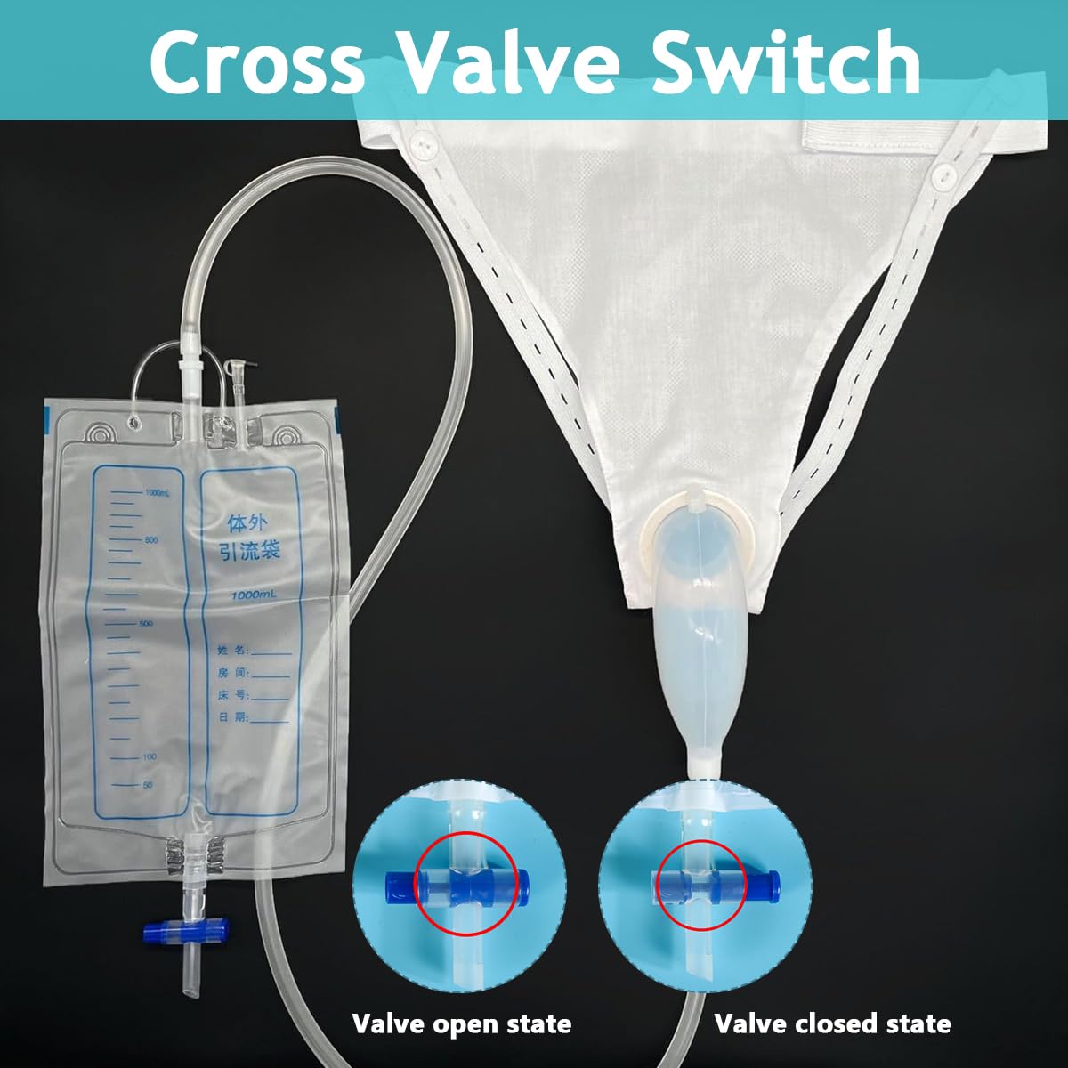 HANNEA Urinal for Men with Leakproof Backflow Prevention and Reusable Silicone Comfort | Ideal for Travel and Elderly Use