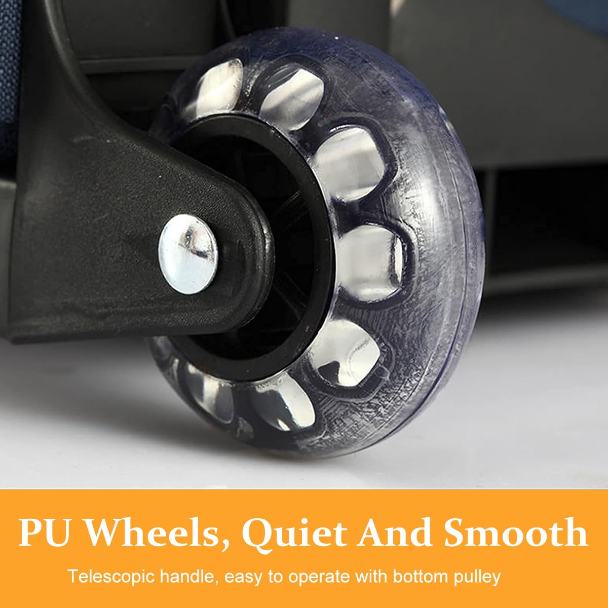 Serplex Collapsible Shopping Cart for Traveling with Dual Carrying Options and 20kg Capacity | Waterproof Oxford Cloth Folding Trolley