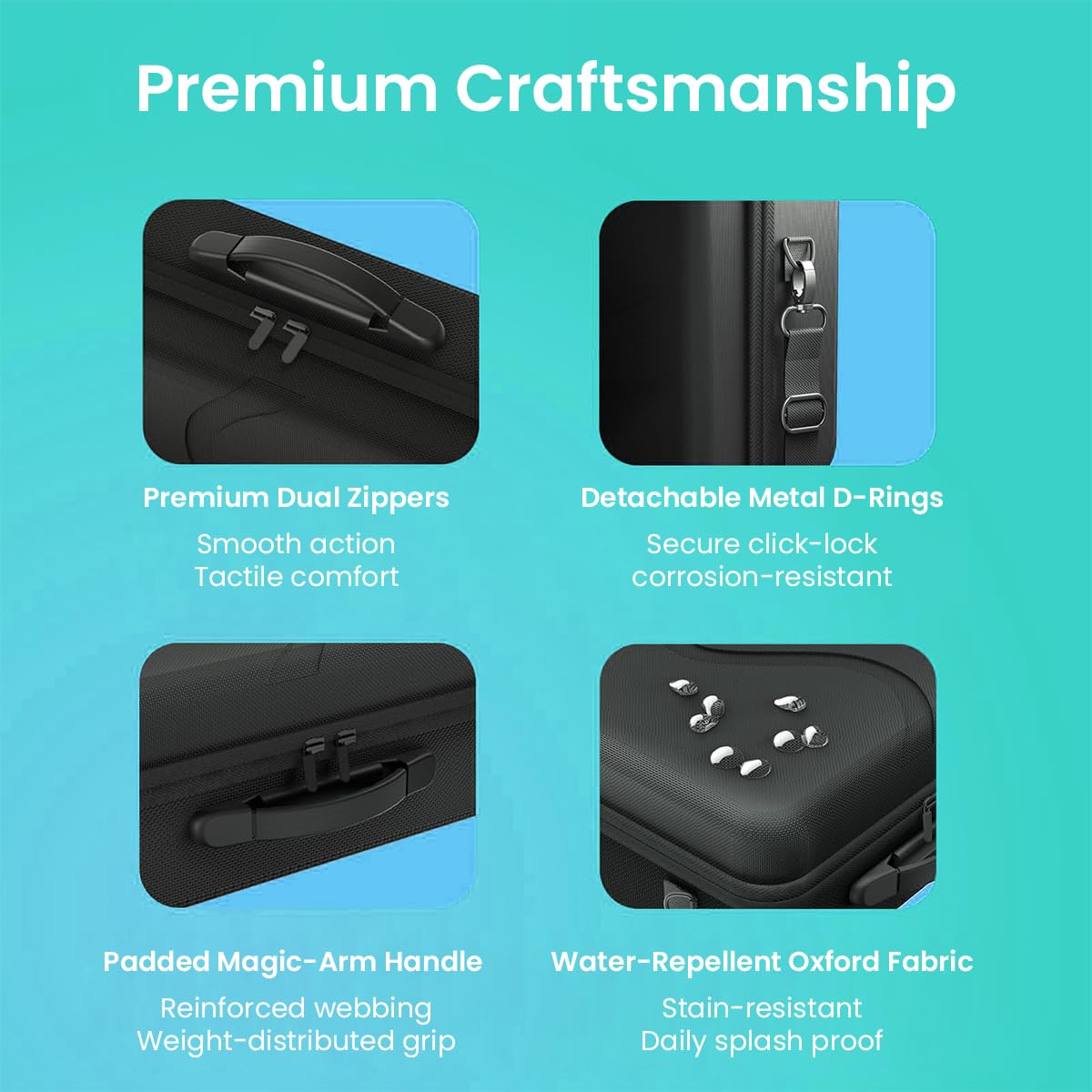 ZORBES Carrying Case for Switch 2 2025 with 14 Game Card Slots and Waterproof Nylon Design
