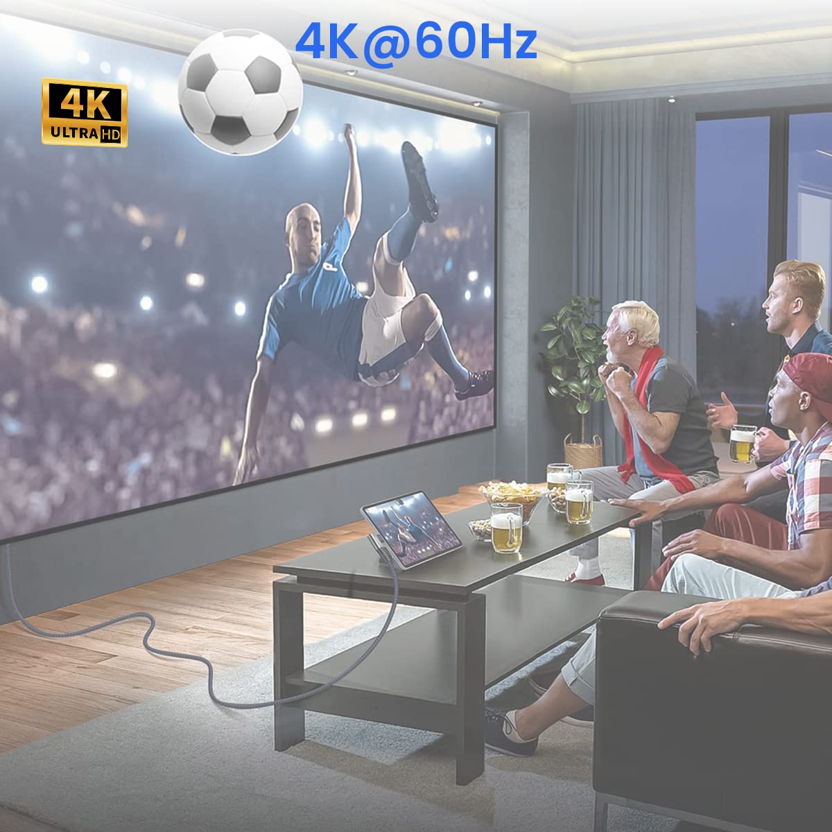 Zeitel Type C to Type C Cable for 100W PD Fast Charging 10ft with L Shape Plug | 10Gbps Data and 4K Video Output