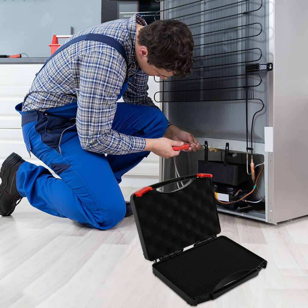 Electrical Tool Carry Case for Hardware and Electrical Tools with Custom Foam Insert 23x18x4.5cm PP Hard Shell | Anti‑Impact Storage Box