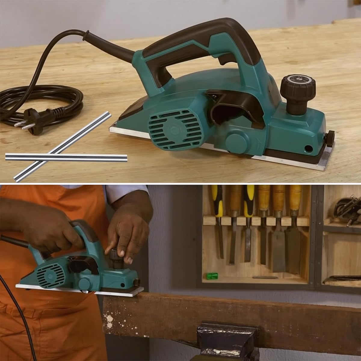 Serplex Replacement Blades for Wood Planer 20 pcs 3.23 in HSS for Bosch Makita Dewalt | Universal Fit