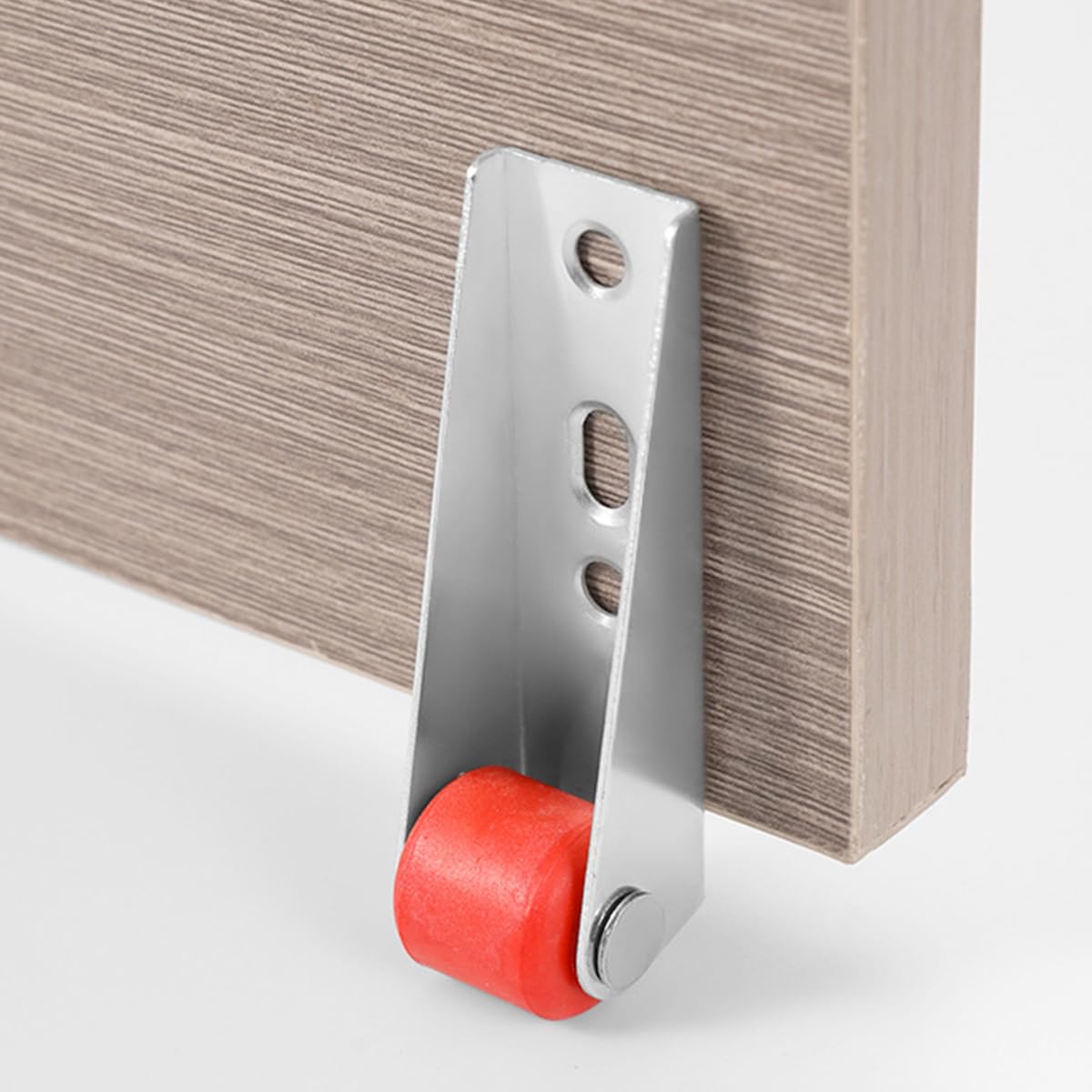 Serplex Rigid Caster for Heavy Door with Silent Screw Design and 2.68 in Metal Wheels | Pack of 4