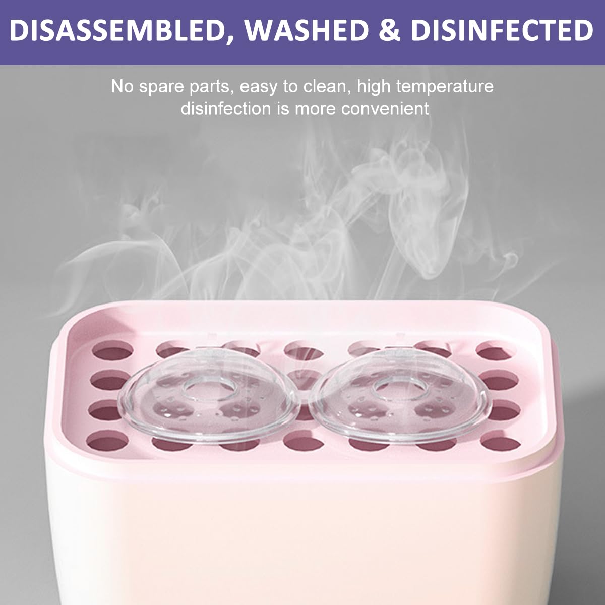 SNOWIE SOFT Reusable Nipple Caps for Breastfeeding with 160ml Leak-Proof Shell | Food Grade Silicone & PP