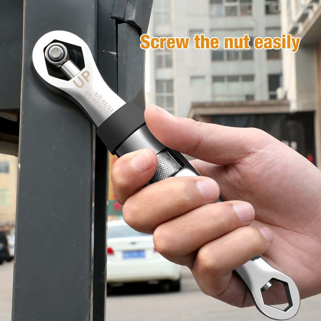 STHIRA Adjustable Spanner for Bike and Car Repair with Dual Head 7–19mm | Cr-V Steel Tool