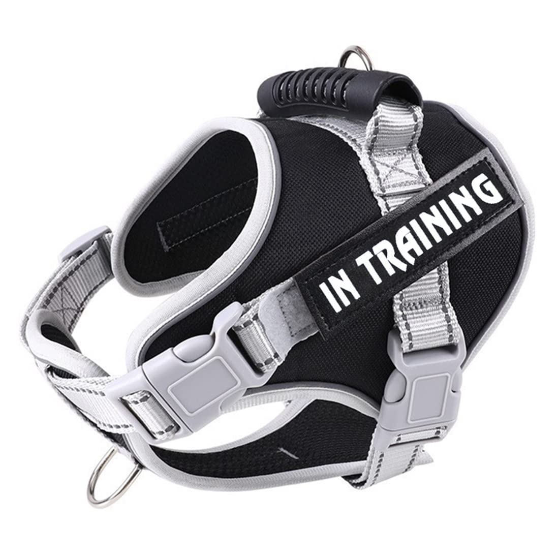 ZIBUYU Dog Vest Harness for Medium and Large Dogs 23–30kg with Reflective Strip and Easy Control Handle | Adjustable Oxford Design