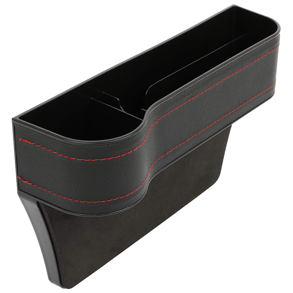 ZIBUYU® Car Seat Gap Filler Organizer Storage Box Front Seat Console Side Pocket with Cup Holder