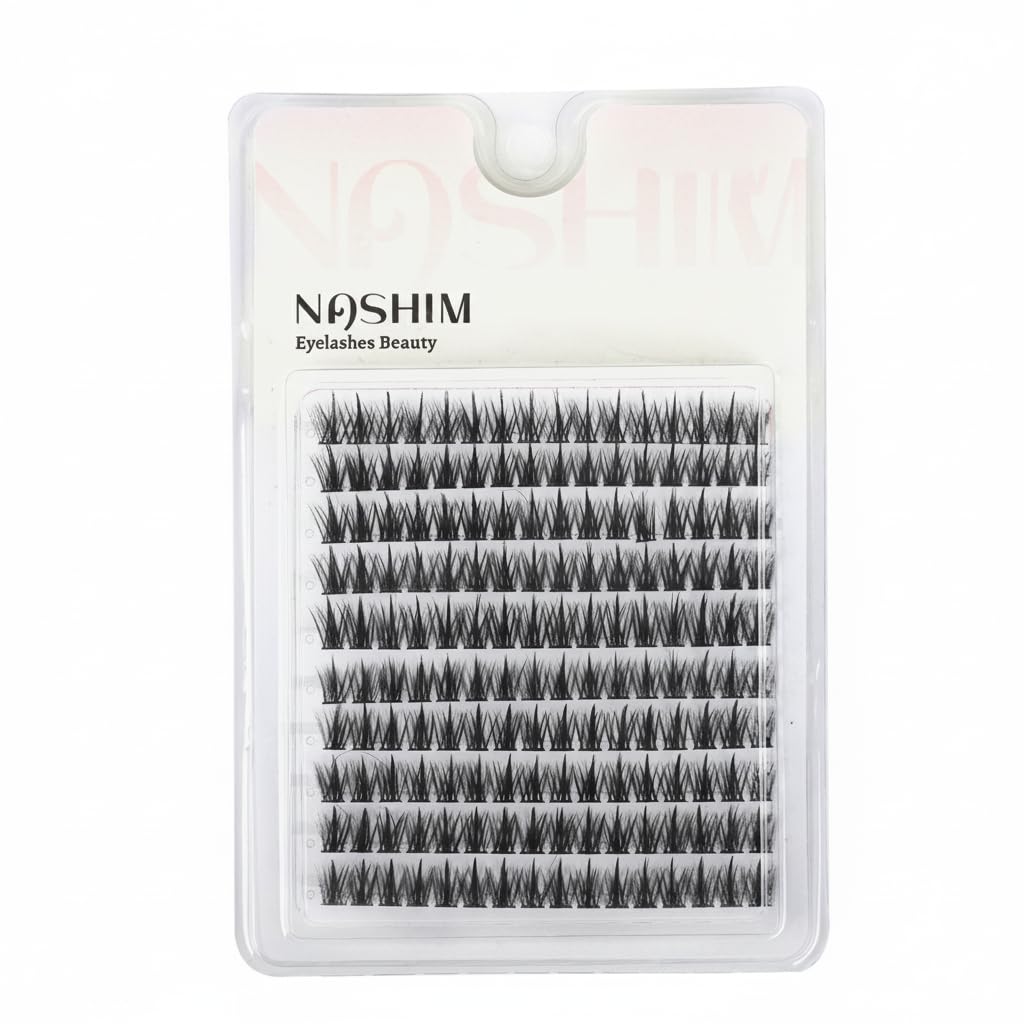 MAYCREATE False Eyelash Extensions Kit for Home Use with 160pcs Clusters 11–13mm | Natural Curl for Women