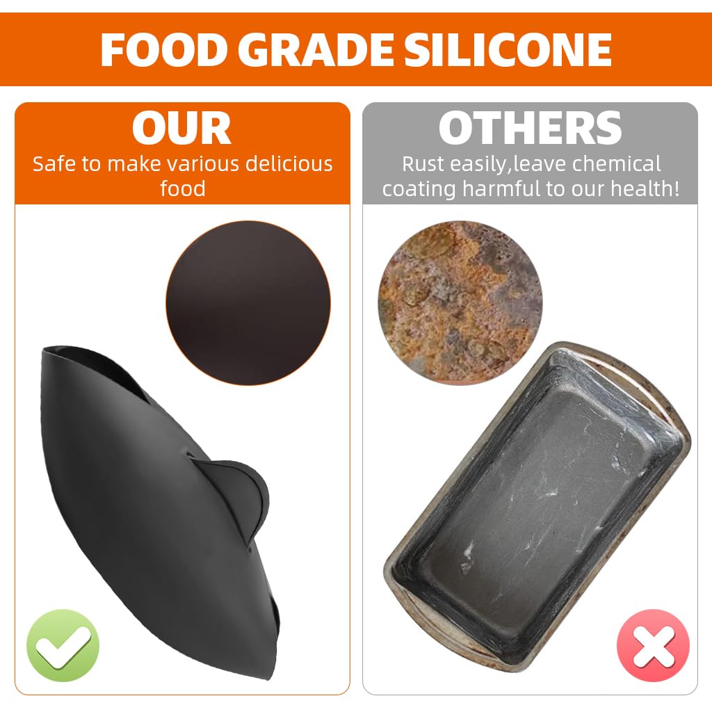 Zibuyu Silicone Bread Baking Bowl for Oven Use with 428°F Heat Resistance and Non‑Stick Flexibility