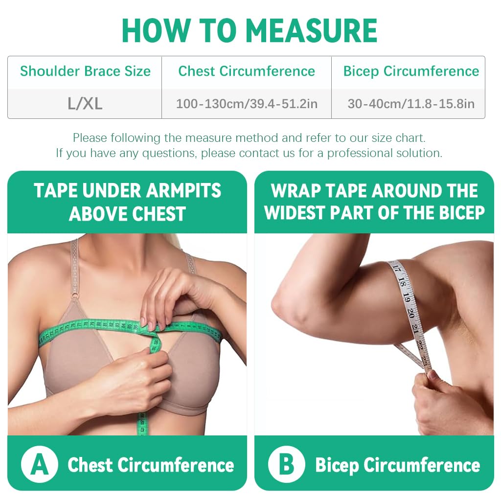 HANNEA Shoulder Brace for Rotator Cuff Recovery featuring Adjustable Straps and Breathable Mesh | Pain Relief Support for Men and Women