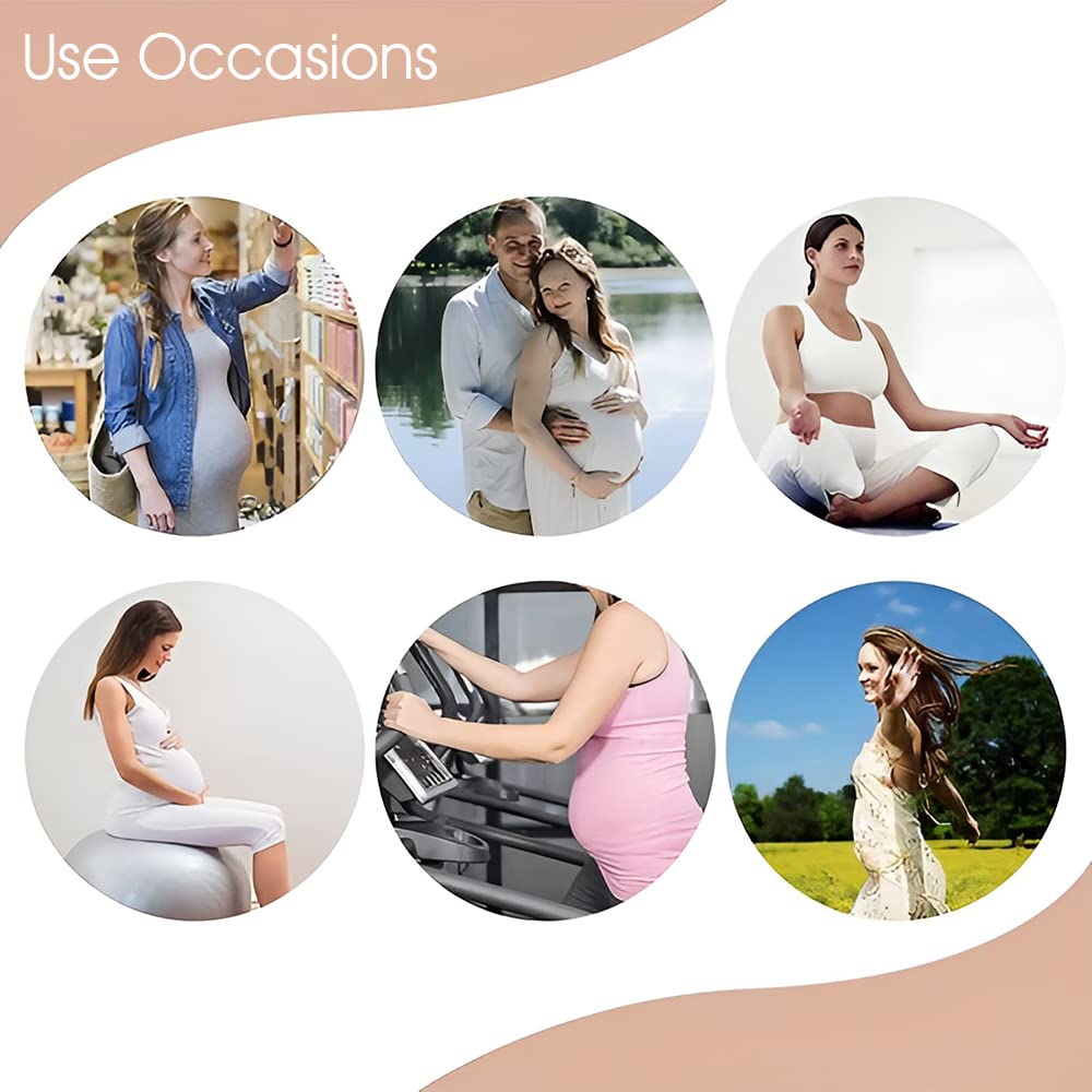 PALAY Maternity Belt for Pregnancy Support with Velcro Closure and Breathable Mesh | 117cm One Size Khaki