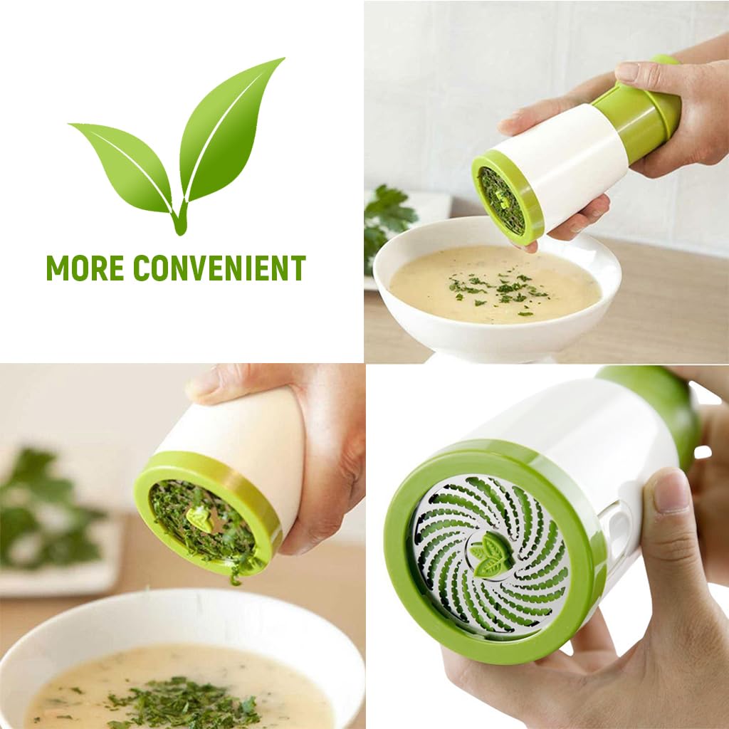 Supvox® Kitchen Herb Mill Herb Grinder Spice and Seasoning Grinder Kitchen Manual Seasoning Grinder Parsley Grinder Detachable Kitchen Manual Grinder for Spices, Seasoning, Parsley, Coriander