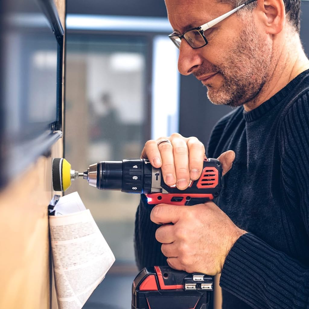 Serplex Sanding Discs Pad Kit for Drill and Rotary Sander featuring 248 pcs and 60–3000 grit | ideal for wood metal and automotive polishing