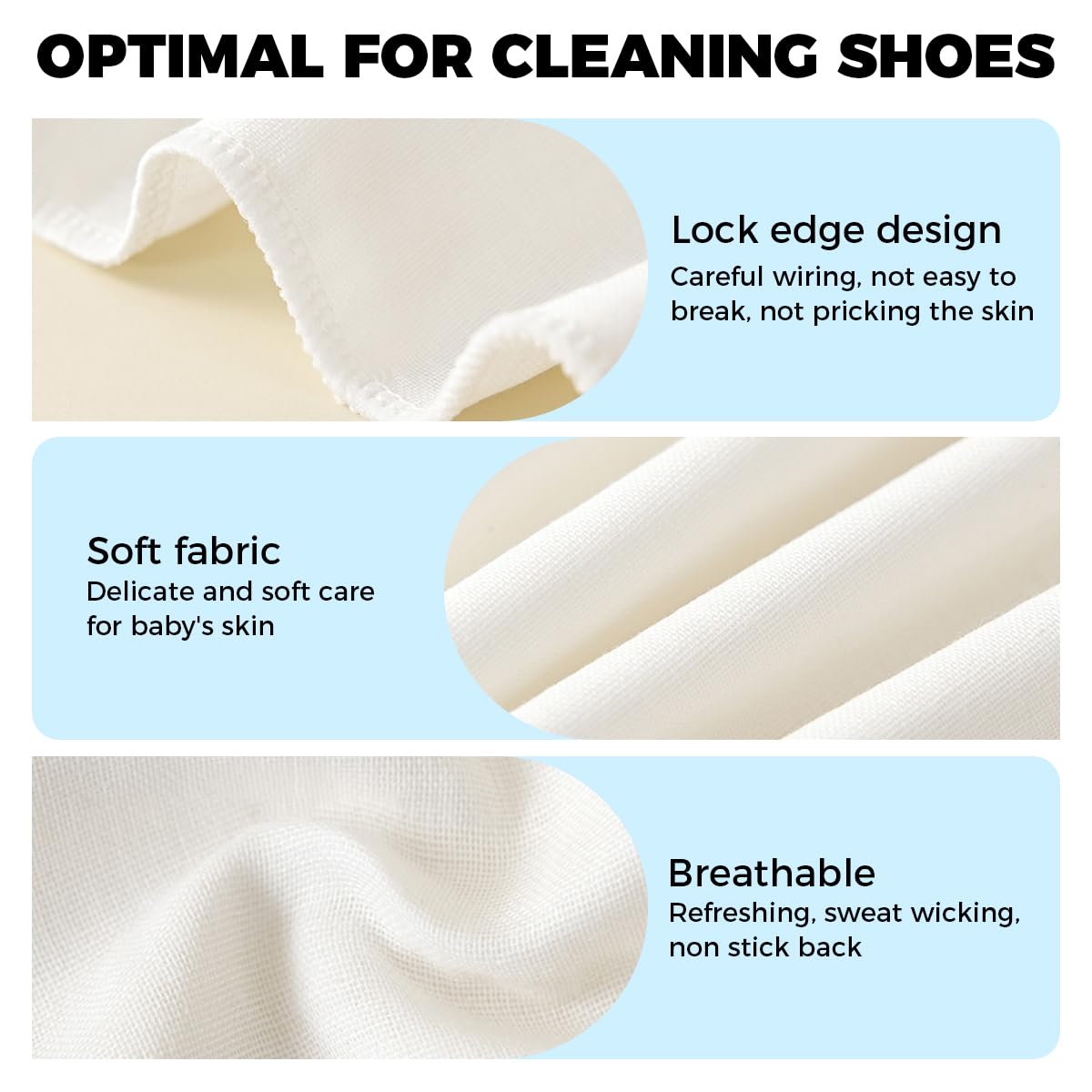 SNOWIE SOFT Baby Towel 3Pcs for Toddlers with Cartoon Flap Design and Pure Cotton 24x32cm