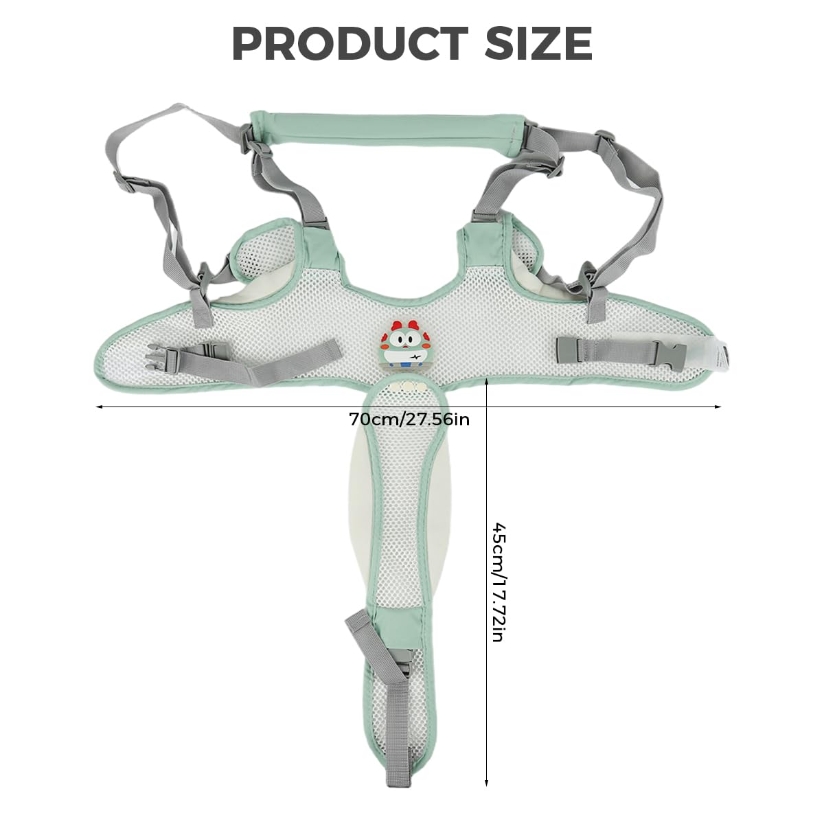 SNOWIE SOFT Baby Walking Supporter Harness for 8–24 Month Toddlers with Adjustable Safety Fit and Anti‑Open Quick Release Buckles