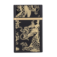 ZIBUYU® Portable Cigarette Case for 8pcs Cigarettes,Cigarette Holder with Lighter, USB Flameless Lighter,Moisture Proof and Scratch Resistant Gift